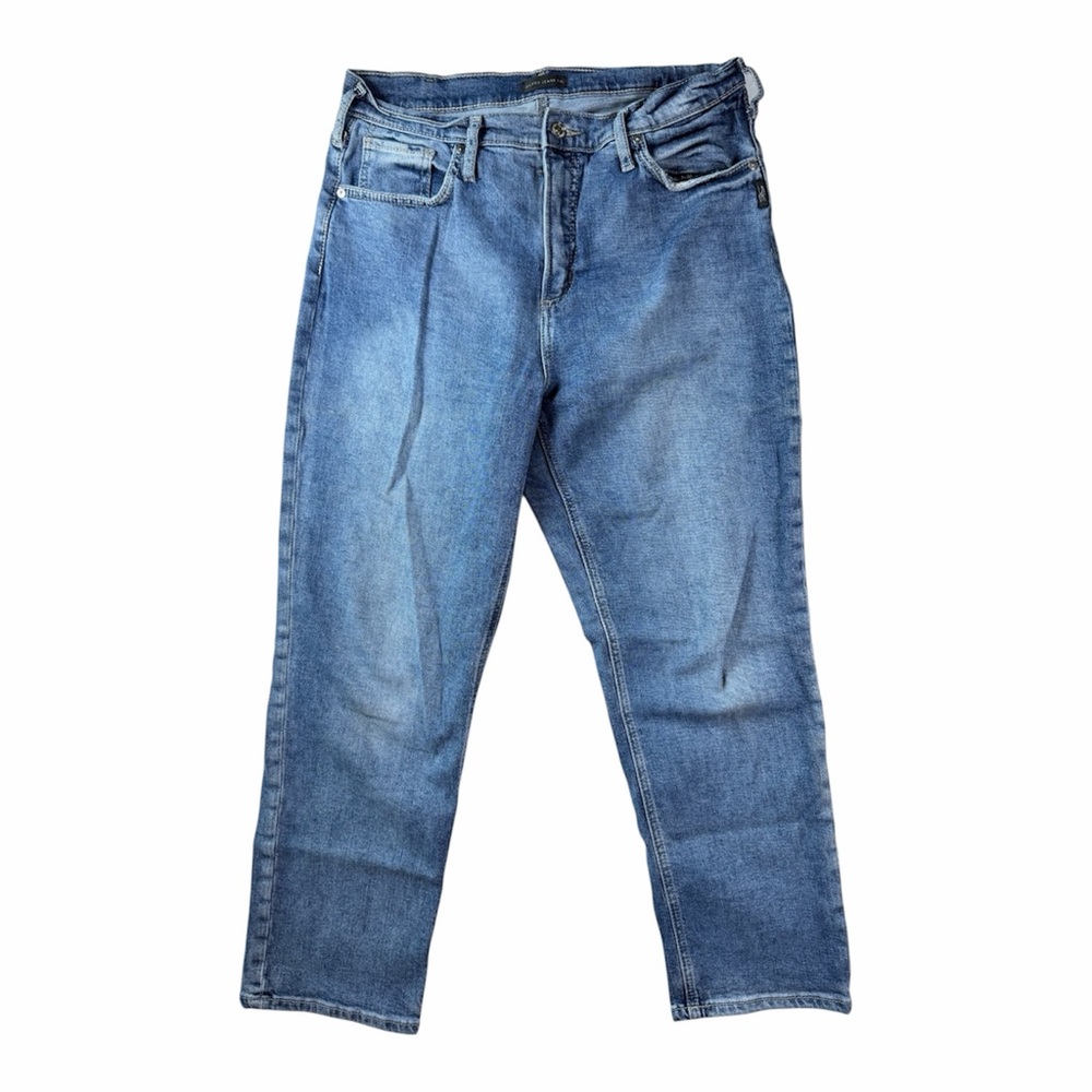 Silver Jeans Relaxed Fit in Classic Blue - Picture 2 of 8